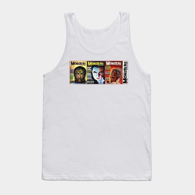 Classic Famous Monsters of Filmland Series 6 Tank Top by Starbase79